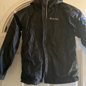 Black Columbia Windbreaker Jacket